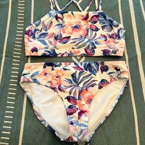 Abercrombie Kids 2-piece Floral Swimsuit Size 13/14